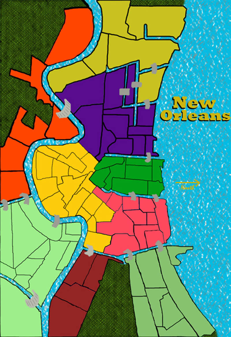 the map
